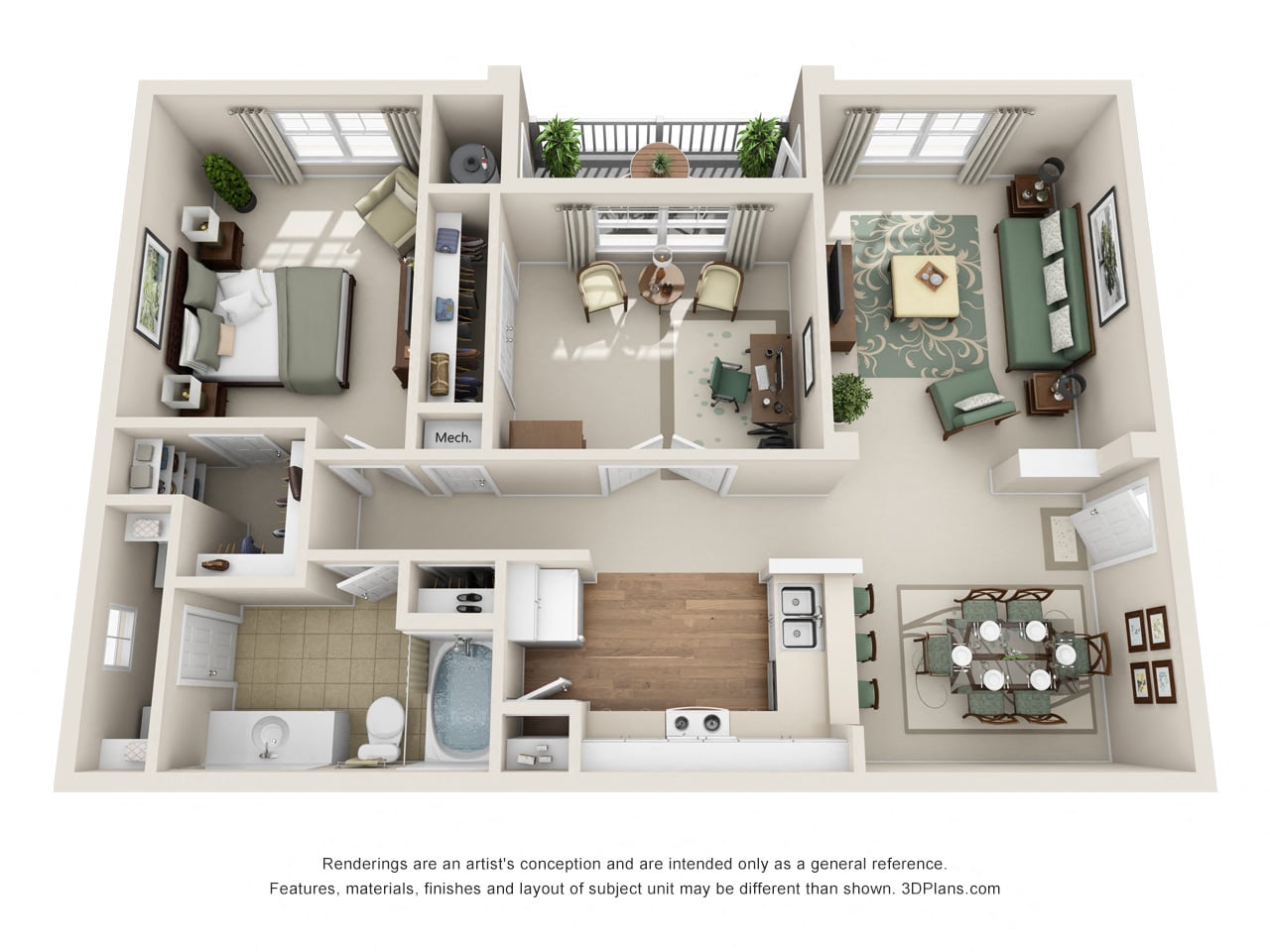 The Moscow floor plan